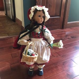 Ashton Drake Porcelain Doll Little Red Riding Hood